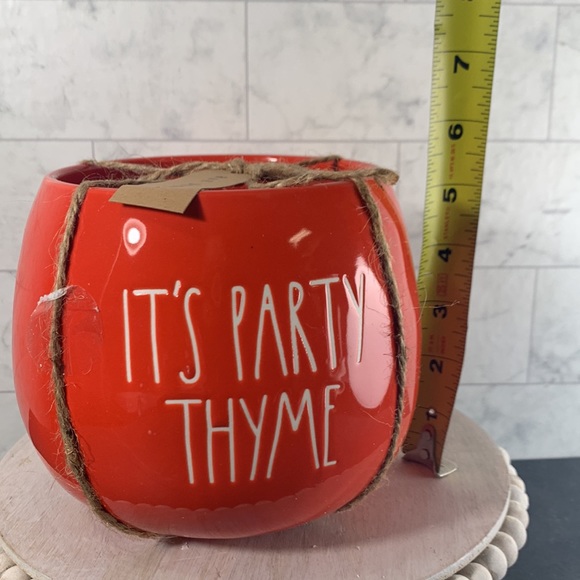 Rae Dunn “It’s Party Thyme” Planter - Picture 5 of 5